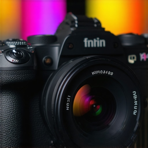 Close-up of a professional mirrorless camera highlighting sensor and display features