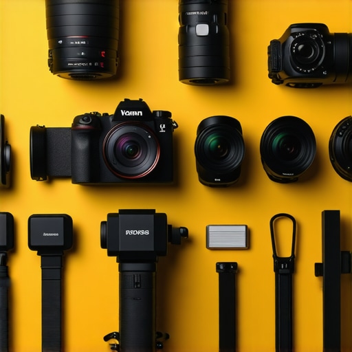 A creator's streaming setup featuring mirrorless camera and professional lighting