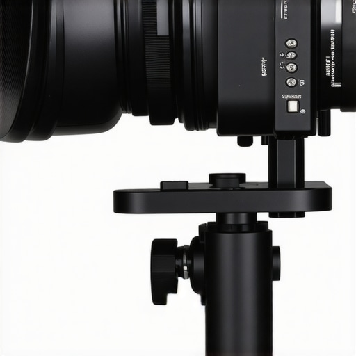 A portable streaming camera equipped with an external fan and ventilated case in a studio setting.