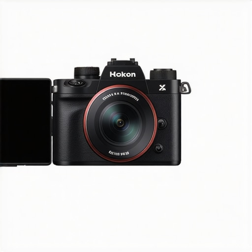 A sleek compact mirrorless camera with flip-out screen suited for vertical videos