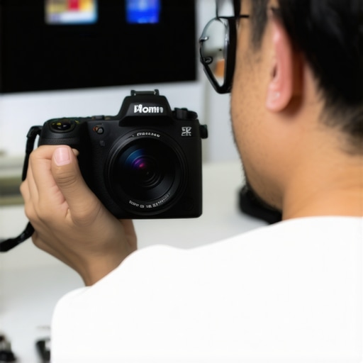 Content creator connecting a mirrorless camera directly to a PC for live 4K streaming with HDMI cables
